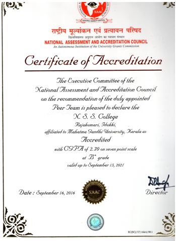NAAC Certificate